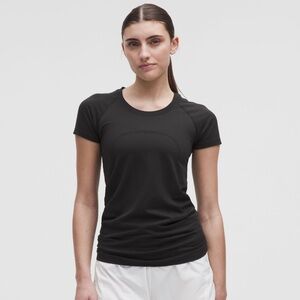 Lululemon Swiftly Tech Short-Sleeve Shirt 2.0 Hip Length 20 Black